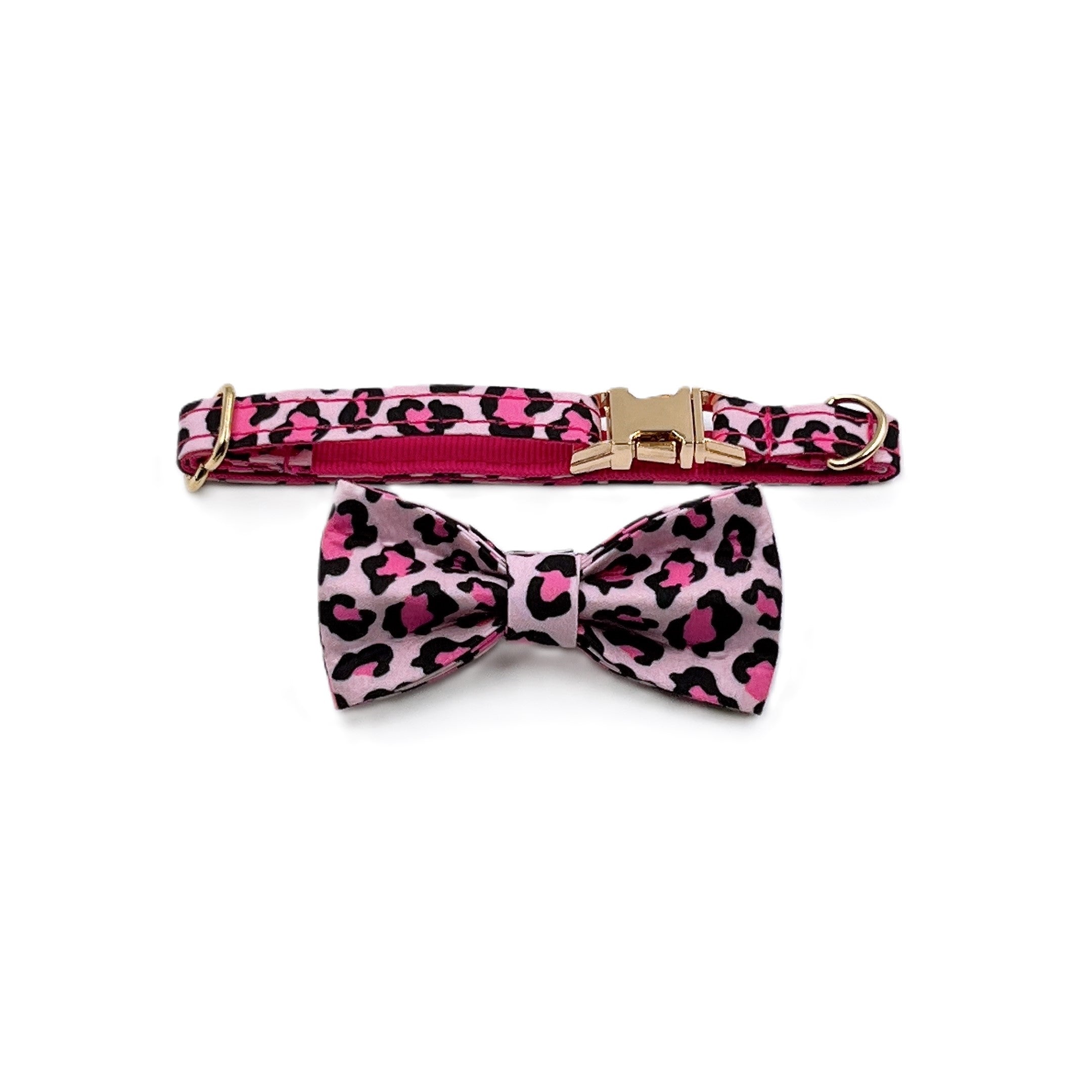 Pink Leopard Cat Collar