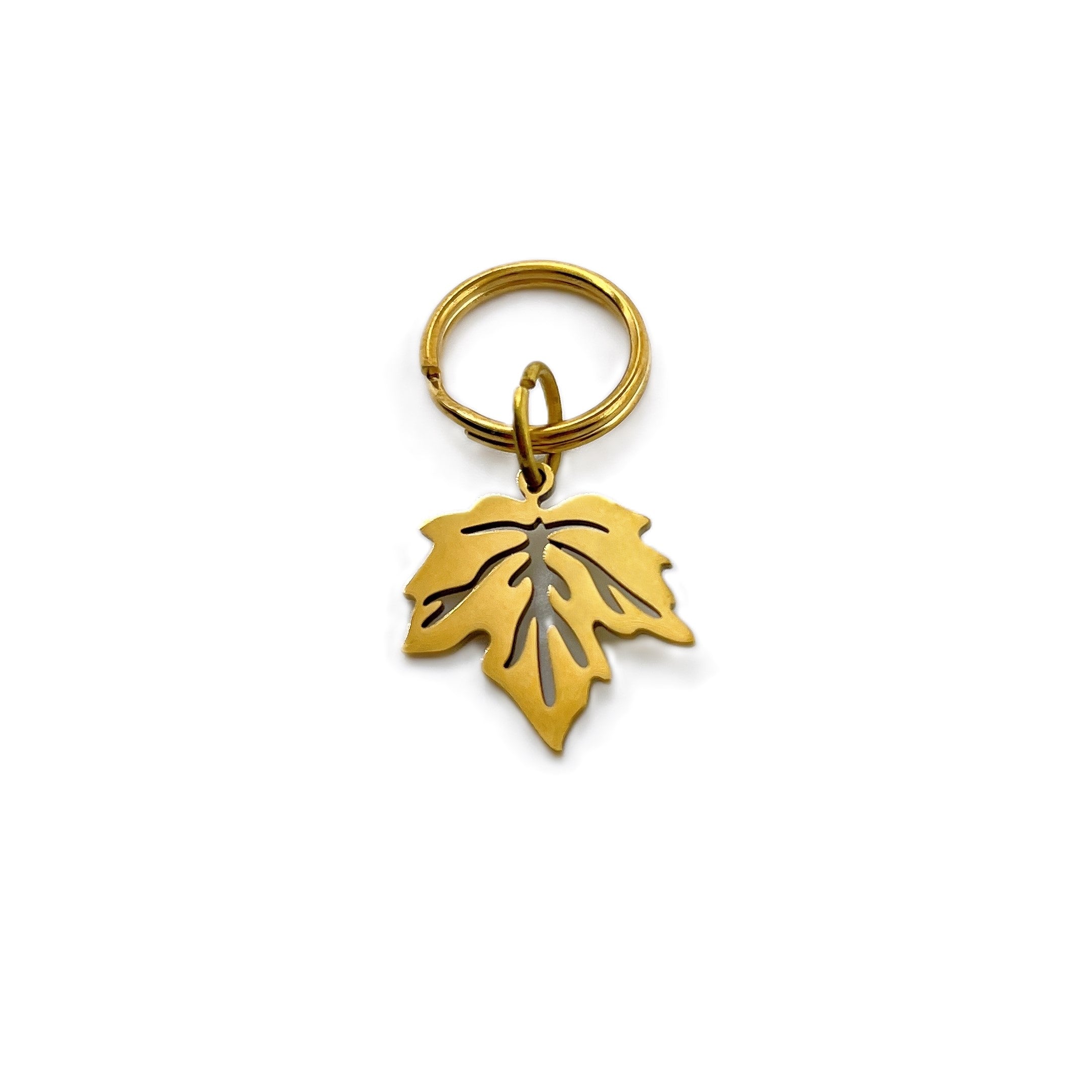 Maple Leaf Collar Charm