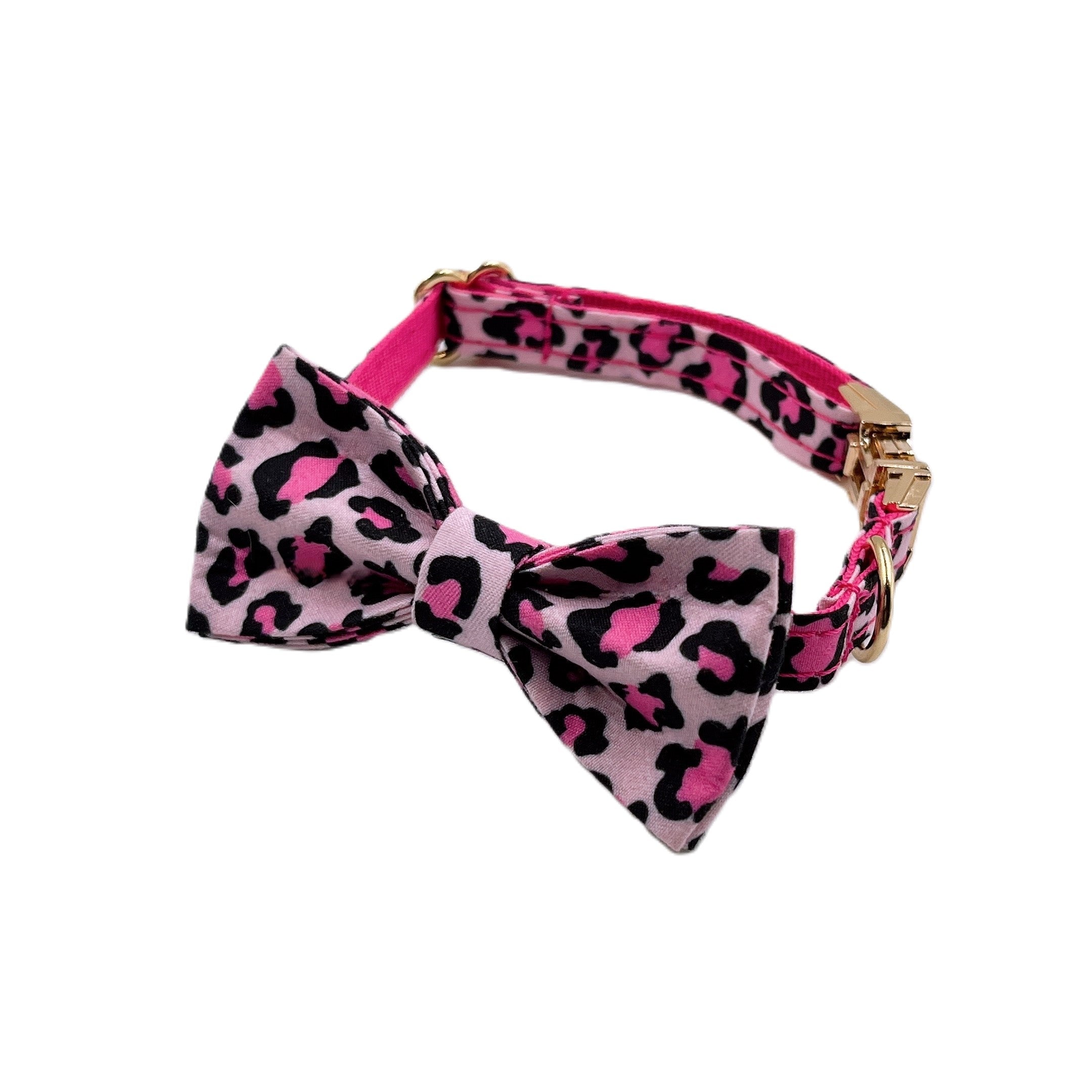 Pink Leopard Cat Collar